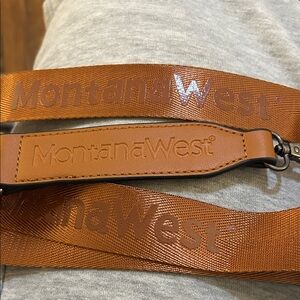 Montana West Adjustable Wide Crossbody Strap - Tan Western Guitar Style